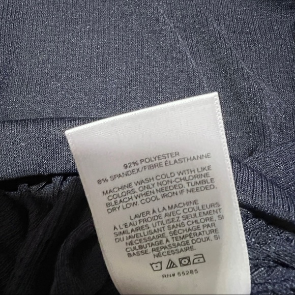 EXPRESS Soft Knit Dolman Sleeve Top in Navy - Picture 5 of 10